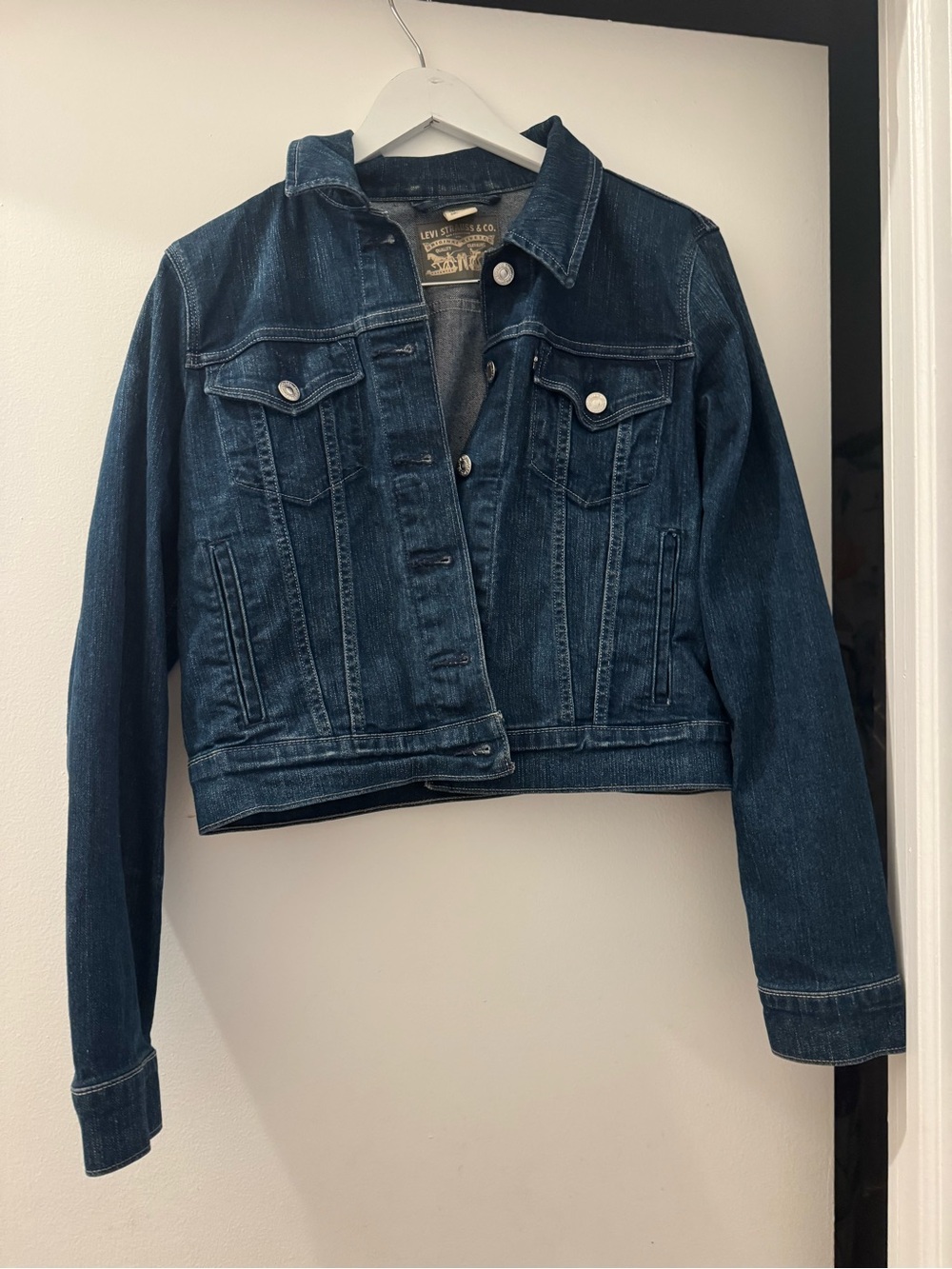 Levi's Women's Dark Blue Denim Jacket